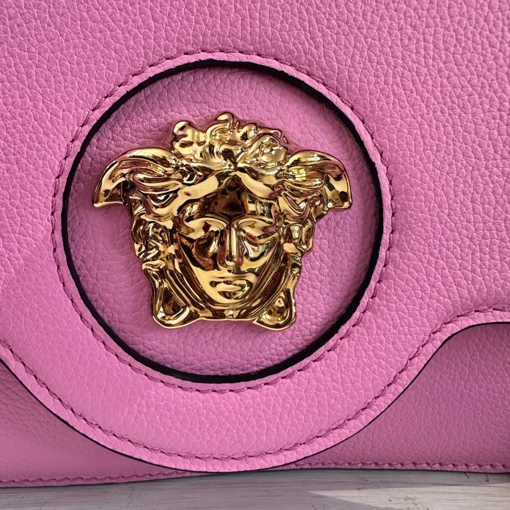 Versace Vibrant Pink (Barbie Pink) Crossbody Bag - Picture 4 of 11